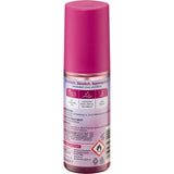 Pinke 100 ml Balea Haarparfüm Brazilian Nights Sprühflasche mit Produktinformationen und Anwendungshinweisen auf der Rückseite.
