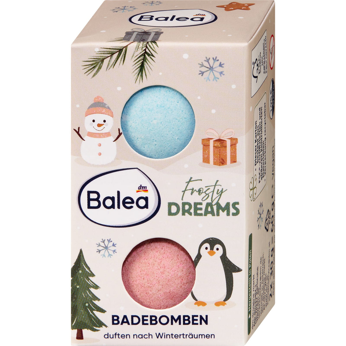Kinder Badezusatz Badebomben Duo Frosty Dreams (2x30 g), 60 g
