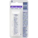 Rückseite der Balea Lippenpflege Oriental Plum Verpackung mit Inhaltsstoffen, Anwendungshinweisen und Barcode auf weißem Karton.