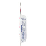 Seitenansicht des Balea Lippenpflege-Sticks Very Cherry in der 4,8g Blisterverpackung mit Produktinformationen.