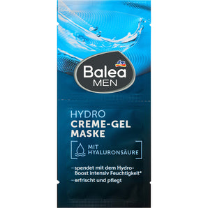 Balea MEN Gesichtsmaske Creme-Gel Hydro (2x8 ml), 16 ml