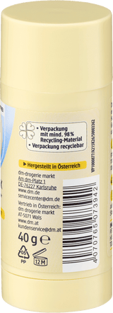 Balea Vaseline Stick 40 g, Rückseite und INCI