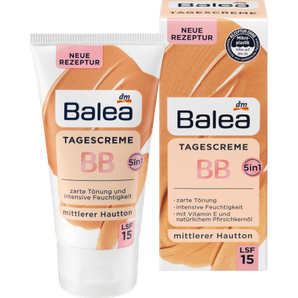 BB Creme mittlerer Hautton LSF 15, 50 ml Balea, Pflege & Parfum,Gesicht,Tagescreme by Balea – Available at VivaVoss