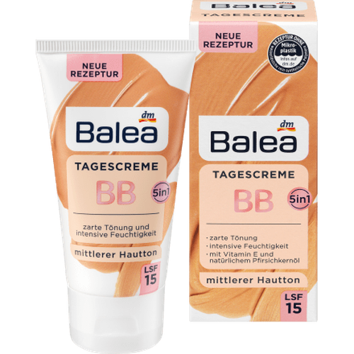 BB Creme mittlerer Hautton LSF 15, 50 ml Balea, Pflege & Parfum,Gesicht,Tagescreme by Balea – Available at VivaVoss