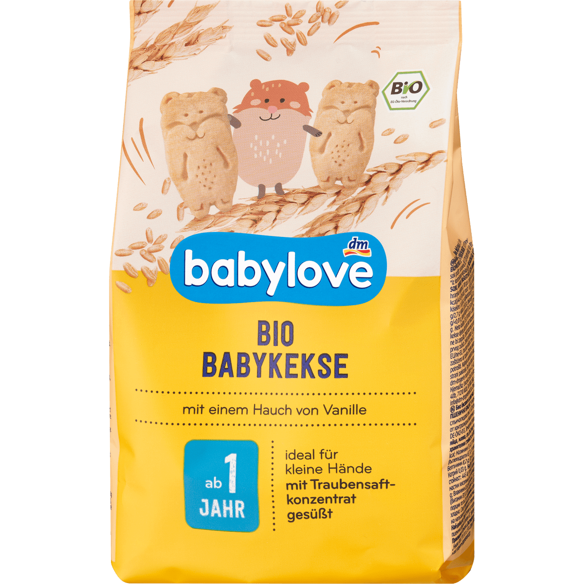 Bio Babykekse Vanille ab 1 Jahr, 125 g Baby Snack by BabyLove – Available at VivaVoss