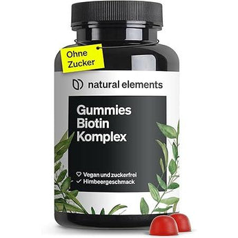 Biotin Haar Gummies - 120 vegane, zuckerfreie Gummibärchen mit 5000 μg - VivaVoss
