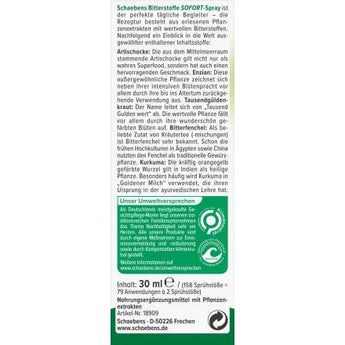 Bitterstoffe Sofort - Spray, 30 ml - VivaVoss