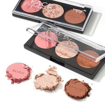 Blush-, Bronzer & Highlighter Palette Face Perfection trend !t up