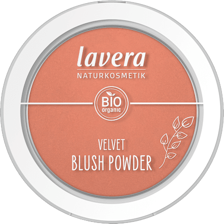 Blush Puder Velvet 01 Rosy Peach lavera NATURKOSMETIK