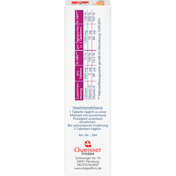 Calcium + Vitamin D3 Tabletten 30 St. Doppelherz