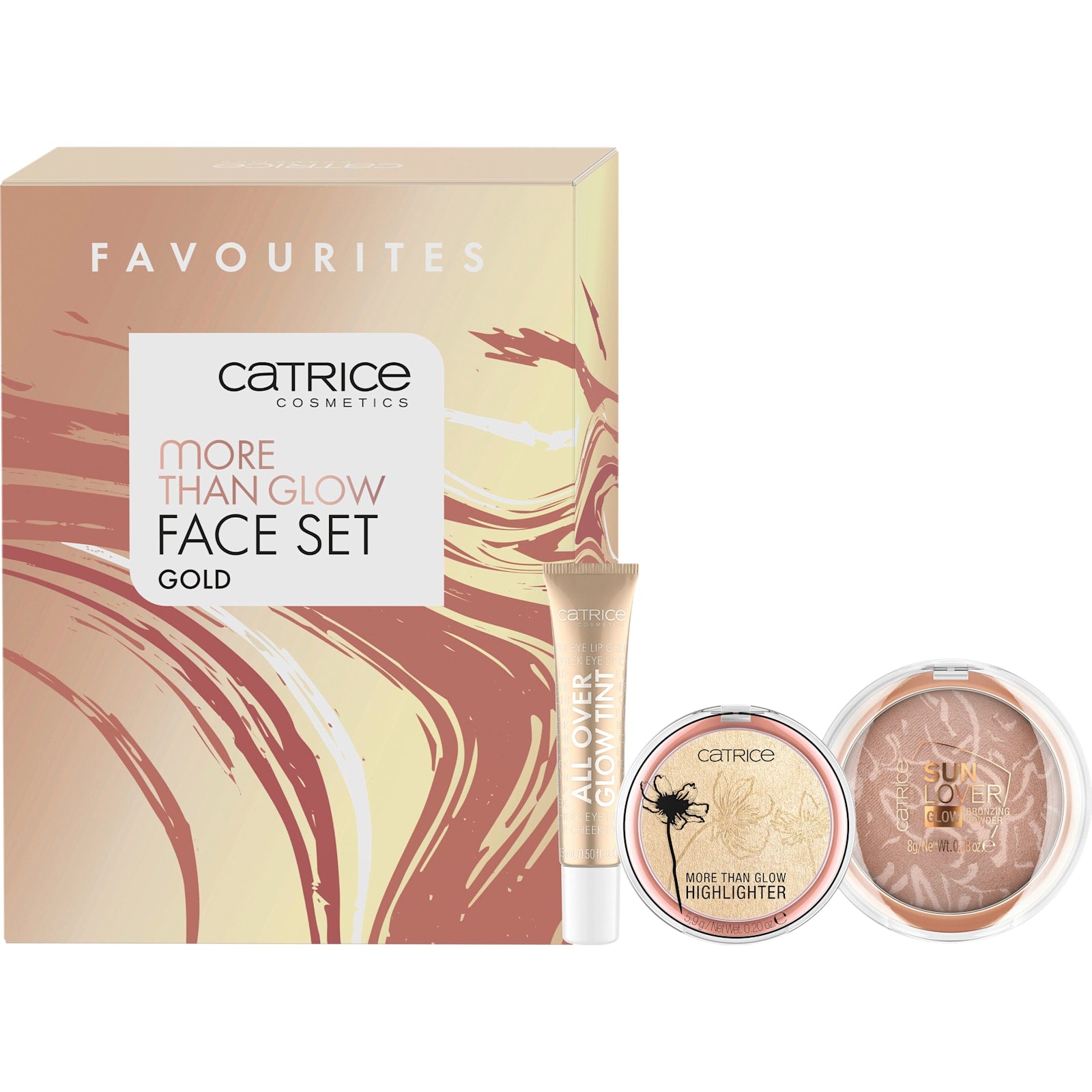 Geschenkset More Than Glow Face Gold 3tlg