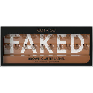 Künstliche Wimpern Faked Brown Cluster Lashes, 20 St