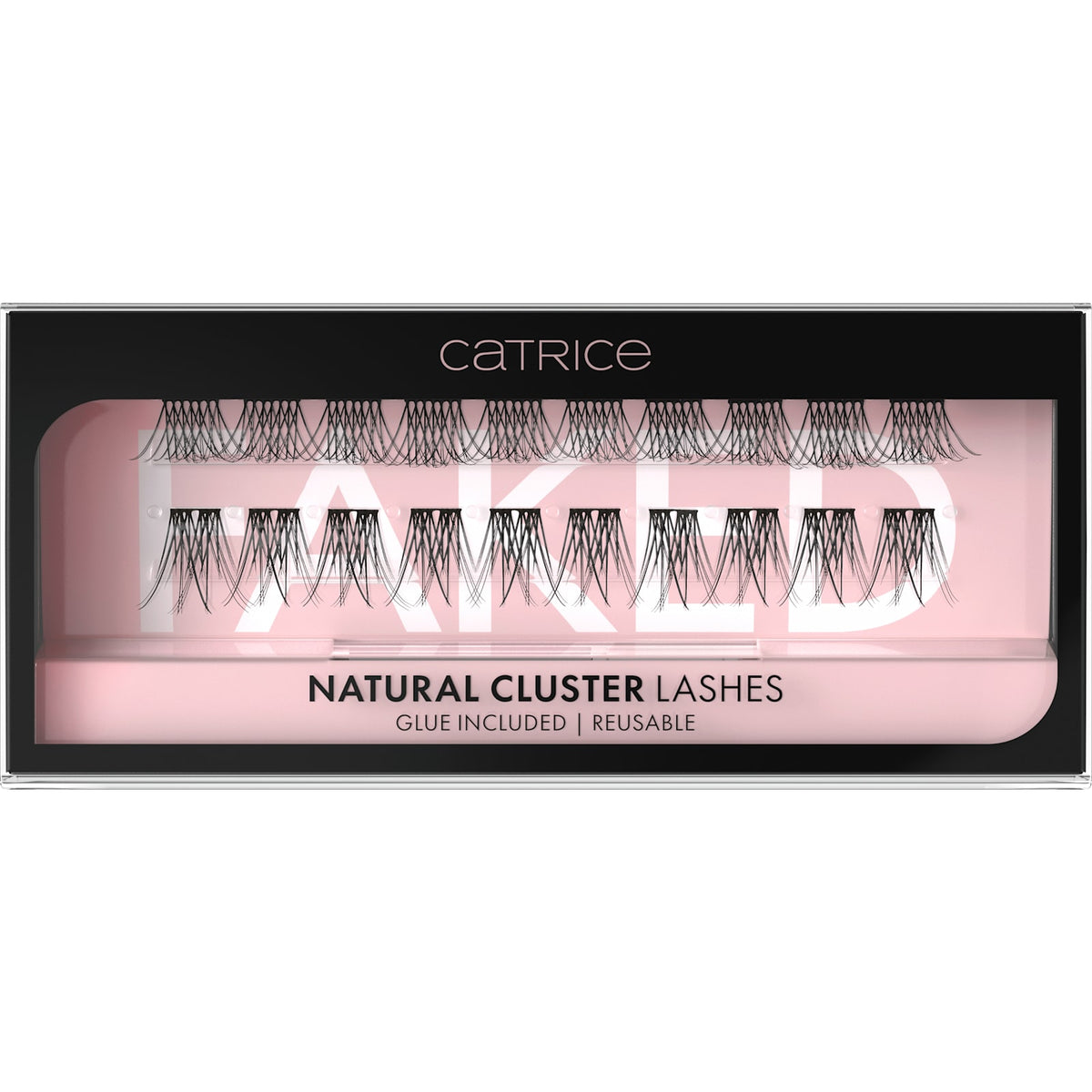 Künstliche Wimpern Set Faked Natural Cluster Lashes, 1 St