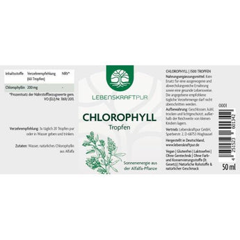Chlorophyll flüssig, 50 ml - VivaVoss