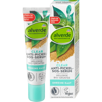 Clear Anti - Pickel - SOS - Serum, 15 ml Anti - Pickel by alverde NATURKOSMETIK – Available at VivaVoss