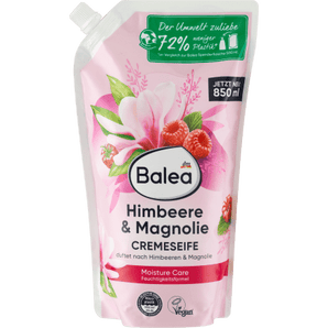 Cremeseife Himbeere & Magnolie Nachfüller, 850 ml Pflege & Parfum,Handpflege & Seife,Flüssigseife by Balea – Available at VivaVoss