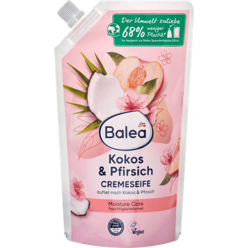 Cremeseife Pfirsich & Kokos NF, 500 ml Pflege & Parfum,Handpflege & Seife,Flüssigseife by Balea – Available at VivaVoss