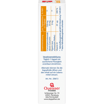 Curcuma 750 Kapseln 30 St., 26,7 g - VivaVoss