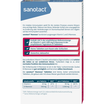 D - Mannose Plus Tabletten 30 St, 19 g - VivaVoss