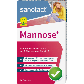 D - Mannose Plus Tabletten 30 St, 19 g - VivaVoss