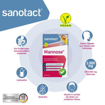 D - Mannose Plus Tabletten 30 St, 19 g - VivaVoss