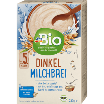 Dinkel - Milchbrei ab dem 5. Monat, 250 g - VivaVoss
