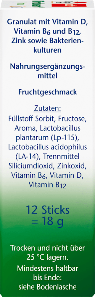 Doppelherz MikrobionaPro Immun Direct Kids, right side of box