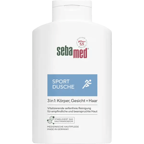 sebamed Duschgel Sport 3in1, 400 ml – Duschgel, Duschschaum image_position | VivaVoss