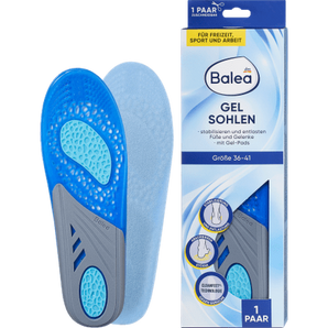 Einlegesohlen Gel Sohlen, Gr. 36 - 41 (1 Paar), 2 St Fußcreme & Fußpflege by Balea – Available at VivaVoss