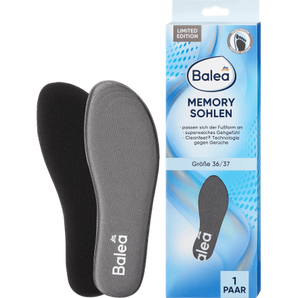 Einlegesohlen Memory Foam, Gr. 36/37 (1 Paar), 2 St Fußcreme & Fußpflege by Balea – Available at VivaVoss