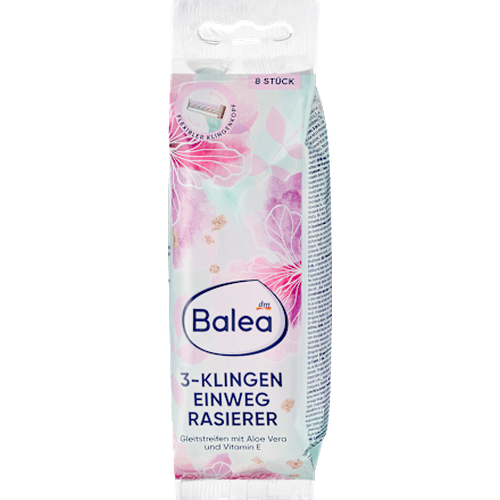 Einwegrasierer 3 - Klingen, 8 St Haarentfernung & Rasur by Balea – Available at VivaVoss