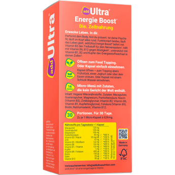 Energie Boost Kapseln 30 St, 19,17 g - VivaVoss