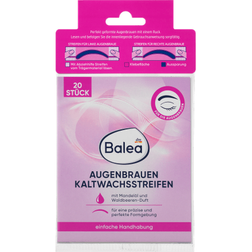 Enthaarungsstreifen Augenbrauen, 20 St Haarentfernung & Rasur by Balea – Available at VivaVoss