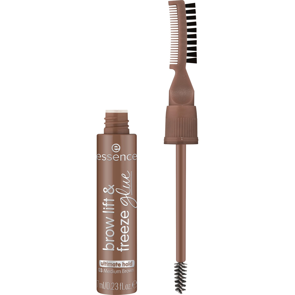 essence Augenbrauengel Brow Lift & Freeze glue 03 Medium Brown, 7 ml