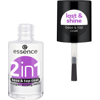 essence Base & Top Coat 2in1, 8 ml - VivaVoss