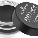 Gel Eyeliner Stay & Play Waterproof 01 Black essence