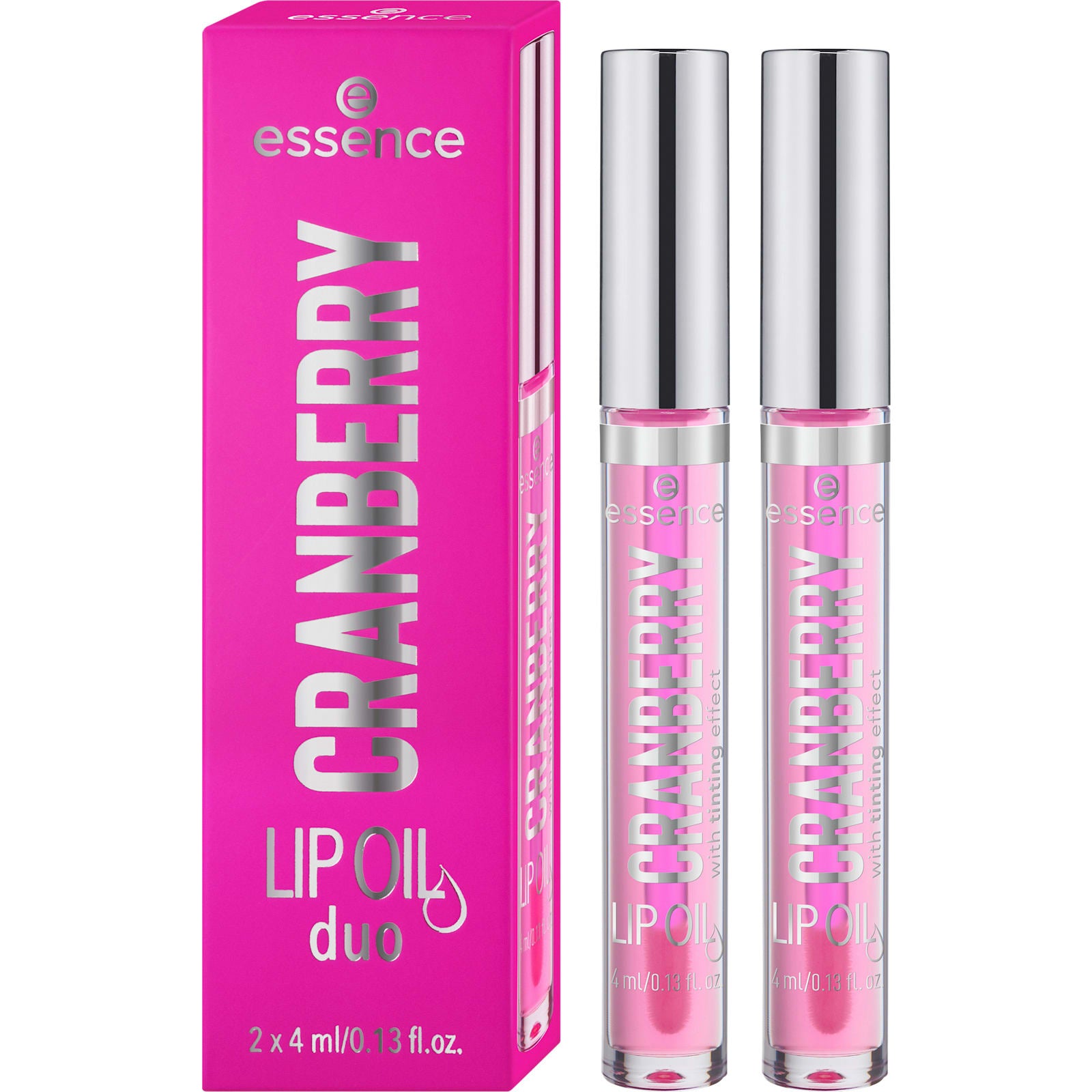 essence Geschenkset Lippenöl Duo Cranberry 2tlg, 4 ml – VivaVoss