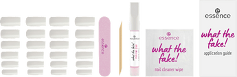 Künstliche Nägel Set  What The Fake! 04 Bare White essence