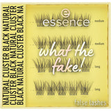 Künstliche Wimpern Set What The Fake! False Lashes 06 Natural Cluster Black, 1 St