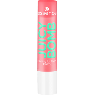 essence Lippenbalsam Juicy Bomb Glossy 01 One In A Melon, 2,5 g - VivaVoss