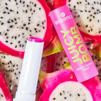 essence Lippenbalsam Juicy Bomb Glossy 03 Time To Pitaya, 2,5 g - VivaVoss