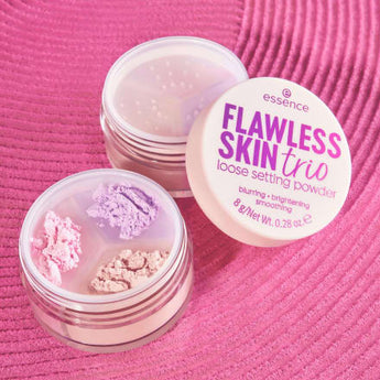 essence Loses Puder Flawless Skin Trio 10, 8 g - VivaVoss