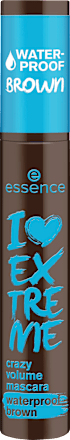 Mascara I Love Extreme Crazy Volume Waterproof Brown 01 Cozy Brown essence
