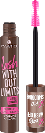 Mascara Lash Without Limits Tubing Brown Extreme Lengthening & Volume 05 Brown Tubing essence