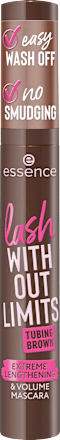 Mascara Lash Without Limits Tubing Brown Extreme Lengthening & Volume 05 Brown Tubing essence
