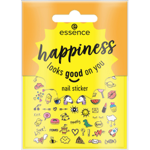 essence Nagelsticker Set Happiness Looks Good On You, 1 St - VivaVoss