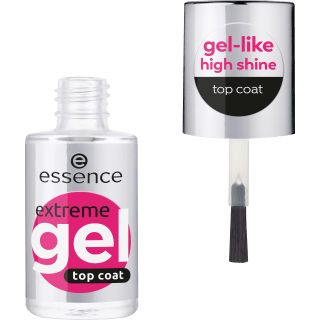 essence Top Coat Gel Extreme 01 Gloss To Go, 8 ml - VivaVoss