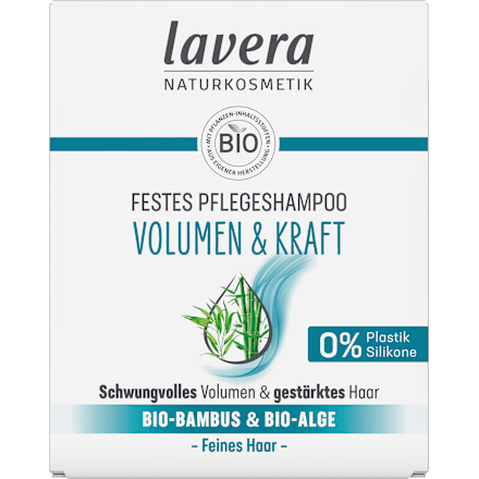 Festes Shampoo Volumen & Kraft lavera NATURKOSMETIK