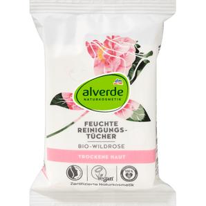 Feuchte Reinigungstücher Bio - Wildrose, 25 St Gesichtsreinigung by alverde NATURKOSMETIK – Available at VivaVoss