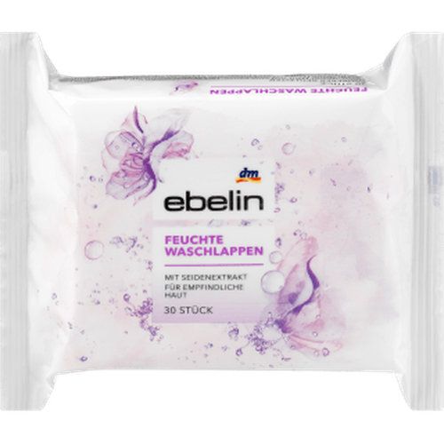 Feuchte Waschlappen Seide, 30 St by ebelin – VivaVoss